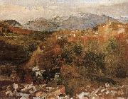 Joaquin Sorolla Mountains oil painting on canvas